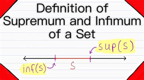 supremum meaning.